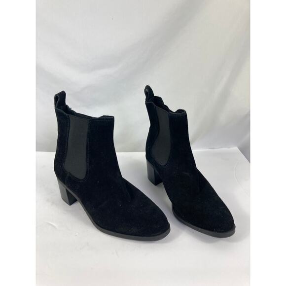 Steve Madden Rhiannon Suede Chelsea Ankle Boot in Black Size 9.5 - Picture 3 of 7